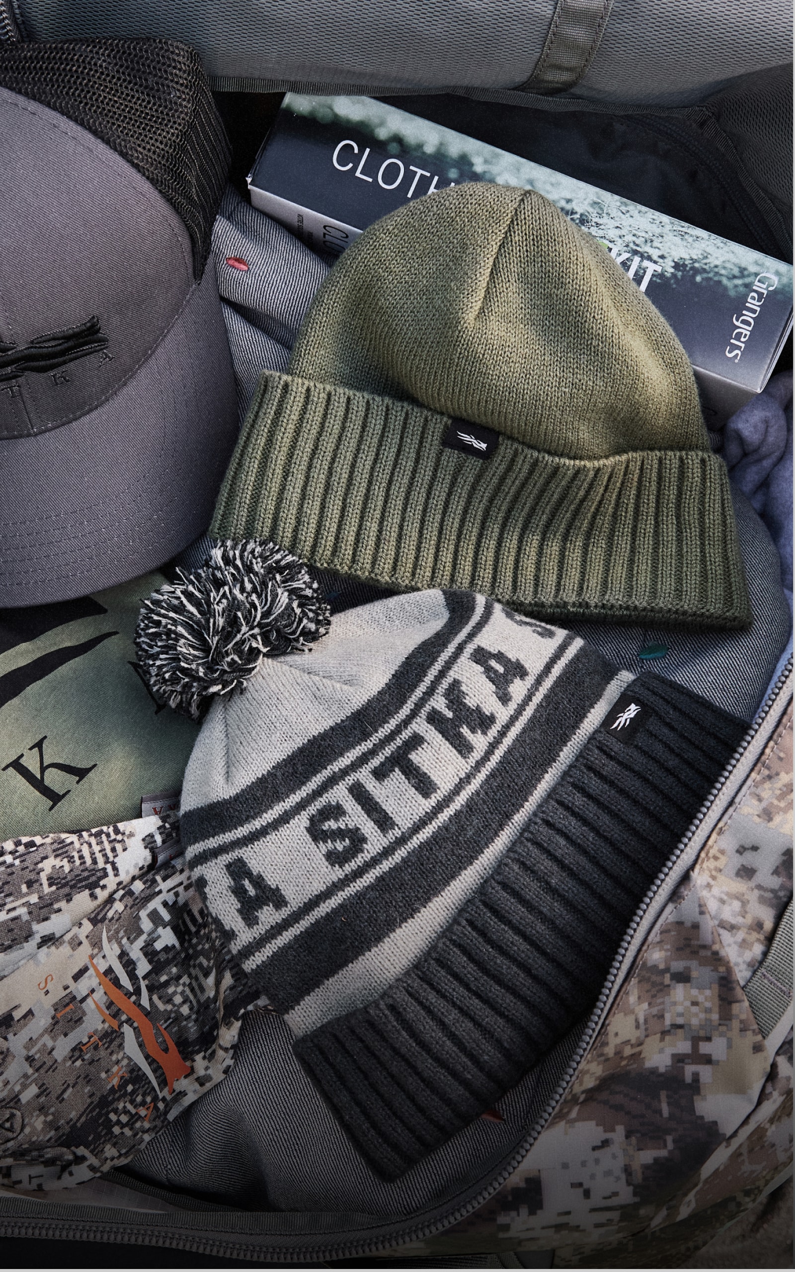 SITKA Tees, Hats, and Gloves in a Drifter Duffle 50L in Optifade Elevated II | SITKA Gear Holiday Gift Guide