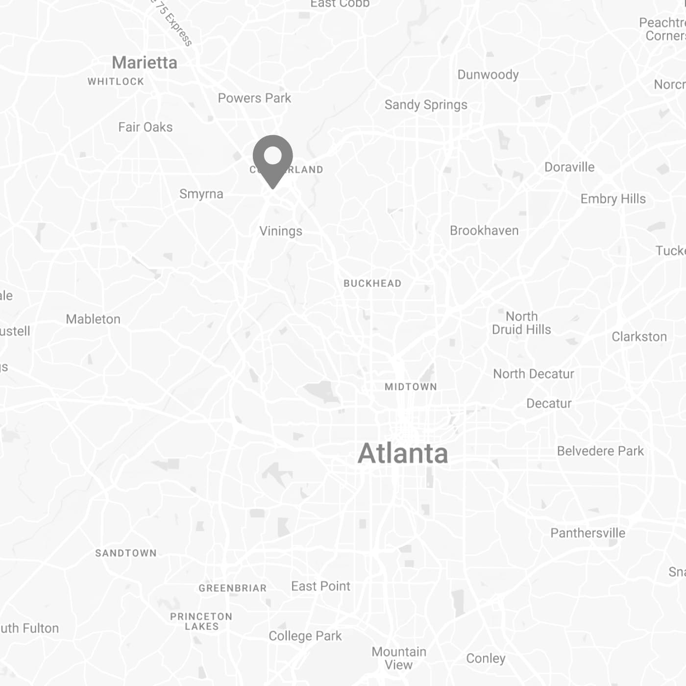 SITKA Atlanta location on a map | SITKA Gear